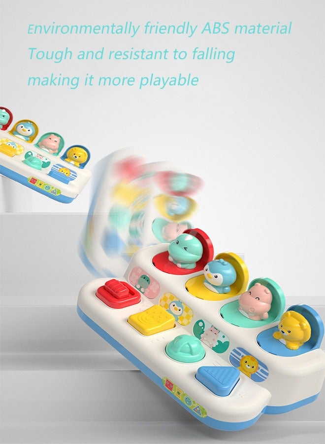 Arabest ألعاب حيوانات تفاعلية منبثقة من هوانج إير بيبي للأطفال تعلم الموسيقى ألعاب نشاط حسية منبثقة للأطفال - Image 4