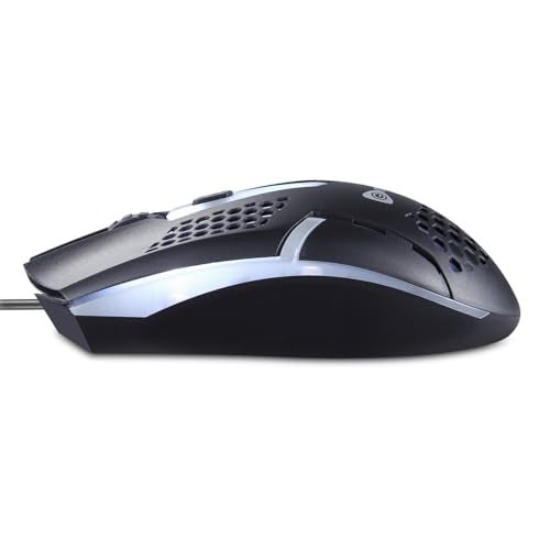 Enter FastClick USB Optical Mouse, 1000 DPI Precision, Ergonomic Design, Ambidextrous Use, Durable Build, Plug & Play Compatible with Windows and Mac - Image 4