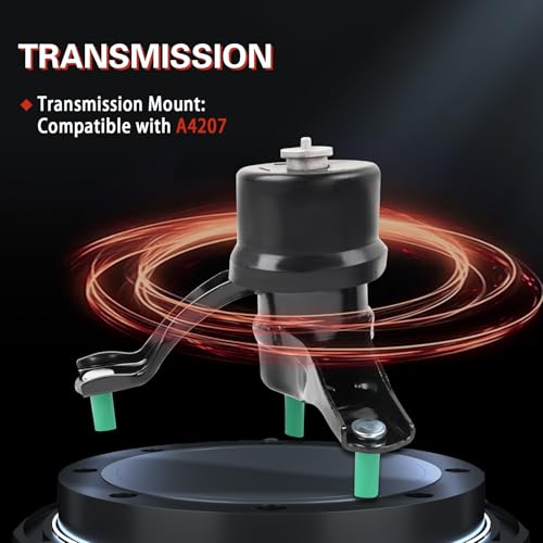 QRYIPPDM Engine Motor & Transmission Mount Compatible with 2005 2006 2007 Avalon 3.5L V6 Auto Set 4pc A4239HY A62036HY A62078 A4207 - Image 5