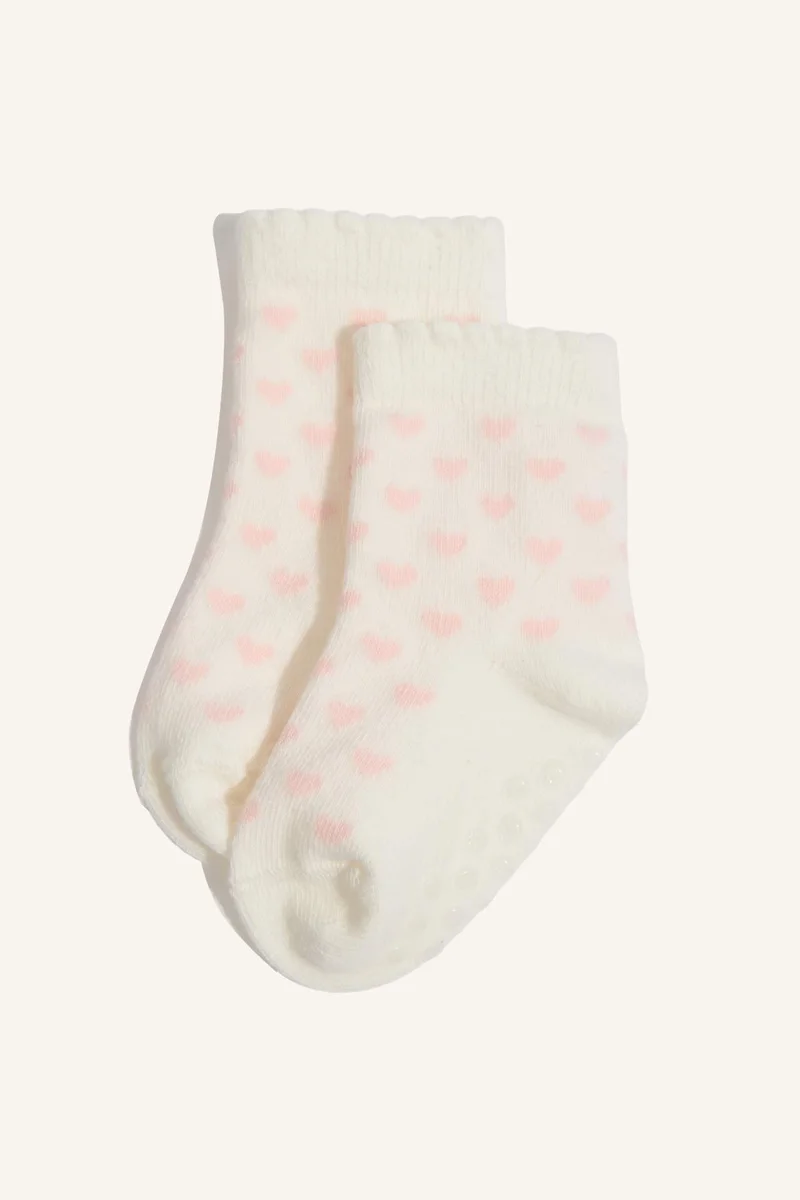 ديفاكتو Baby Girl 5 Piece Cotton Long Socks