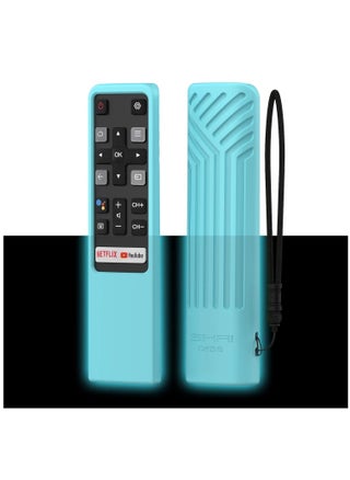 TCL Remote Cover, Compatible with TCL Smart TV RC802V FNR1 S330, S434, 43P30FS Remote Shockproof Protective Skin for TCL TV Remote Cover Anti-Lost with Lanyard, Glow Blue - pzsku/Z581F2D067F307A140C0DZ/45/_/1702522101/e0723f52-e0d4-46b8-a603-614ae8879867