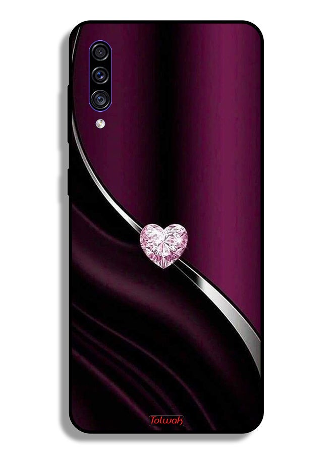 Tolwak Samsung Galaxy A30s Protective Case Cover Diamond Heart - Image 1