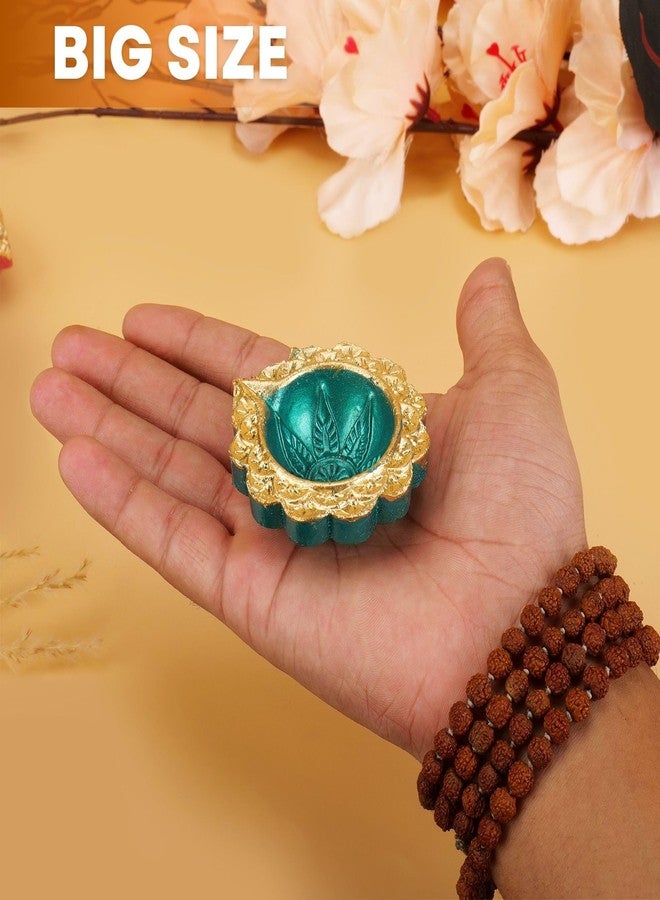 Hashcart Diwali Diya Clay Diya Diyas for Pooja [ Pack of 12 ] Indian Puja Oil Lamp Diwali Pooja - Earthen Clay Terracotta - Diwali Decoration for Home Indian Housewarming Return Gift Items Hashcart® - Image 5