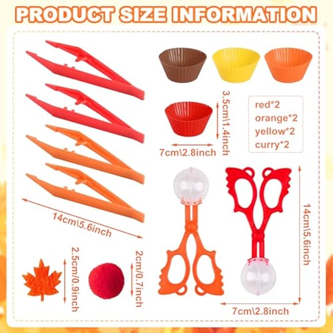 UOY LEARNING COLOURS FROM 2 3 4 5 YEARS, AUTUMN TOY 2 YEARS COLOURS SORTING LEARNING TOY FOR 2-5 YEARS CHILDREN - Image 3