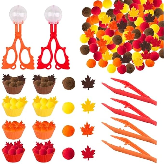 UOY LEARNING COLOURS FROM 2 3 4 5 YEARS, AUTUMN TOY 2 YEARS COLOURS SORTING LEARNING TOY FOR 2-5 YEARS CHILDREN - Image 2