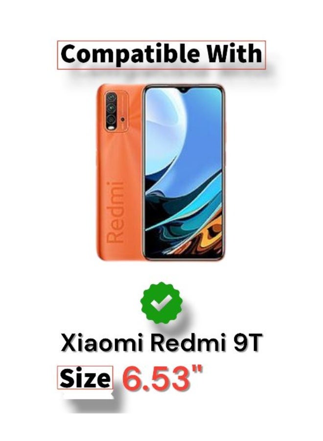 جراب قلاب شفاف لهاتف شاومي ريدمي 9T، بدون مستشعر، مع وضعية مشاهدة ثابتة، غطاء حماية كامل بمرآة، متوافق مع هاتف شاومي ريدمي 9T (6.53 بوصة) (فضي) - Image 4