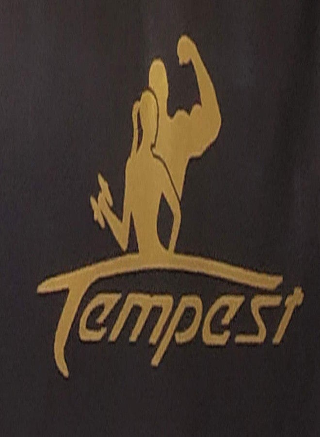 Tempest حقيبة رياضية من الجلد الصناعي من تمبست، حقيبة سفر بشعار مطبوع (بني) - Image 5