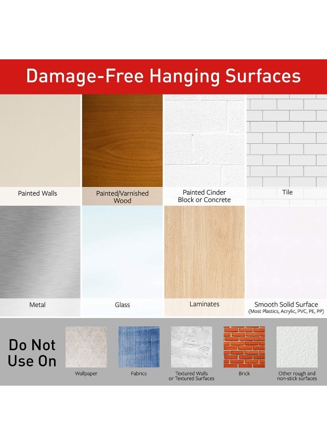 Command 4-Piece Picture Hanging Strips White Large, Damage-Free Hanging Picture Hangers, Great for Home Decor, White Adhesive - Image 5