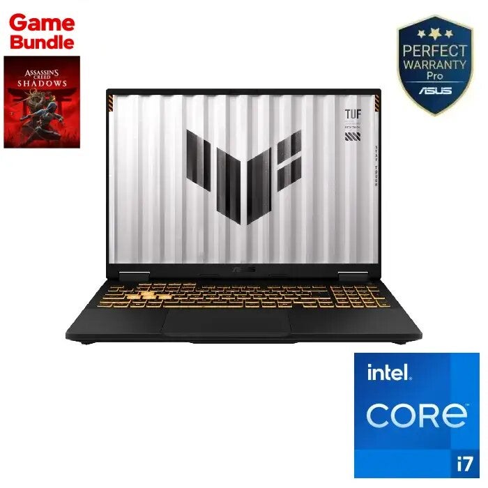 أسوس ASUS TUF Gaming F16 FX608JMR-RV057W Laptop, Intel Core i7 14650HX, 16GB DDR5 RAM, 512GB SSD, RTX 5060 8GB GDDR7, 16” FHD+ (1920 x 1200, WUXGA) 165Hz IPS-level , Windows 11 Home, Gray Gray - Image 1
