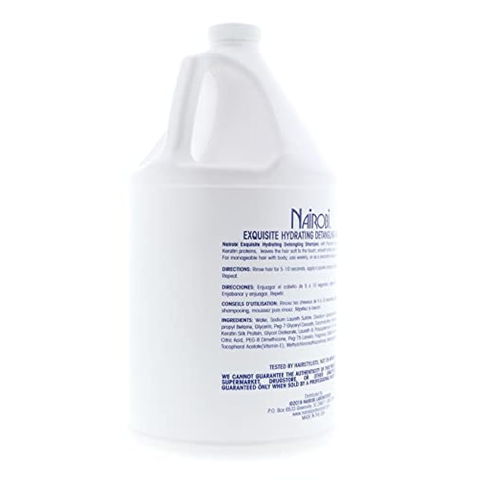 Nairobi Exquisite Hydrating Detangling Shampoo 128 oz. Shampoo Unisex - Image 5