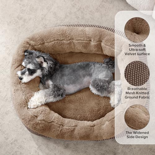 INVENHO Large Dog Beds Large Sized Washable Orthopedic Warming Soft Sleeping Durable with AntiSlip Bottom - Image 3