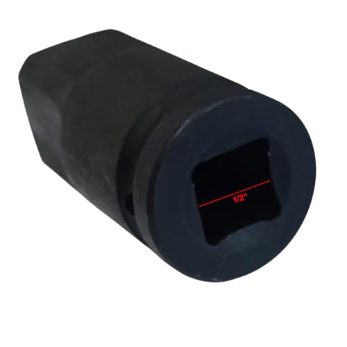 PANSHIYON 1/2 Drive to 1 Inch Impact Socket Adapter and Reducer for Auto Construction - Image 3