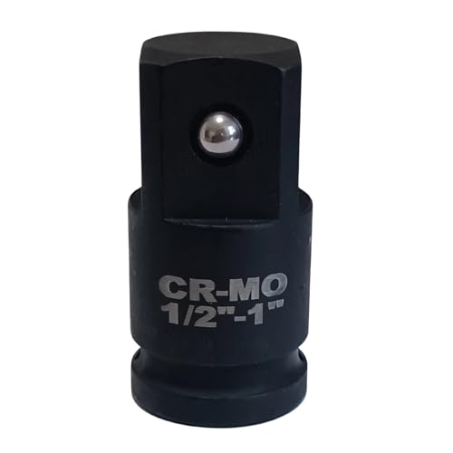 PANSHIYON 1/2 Drive to 1 Inch Impact Socket Adapter and Reducer for Auto Construction - Image 1