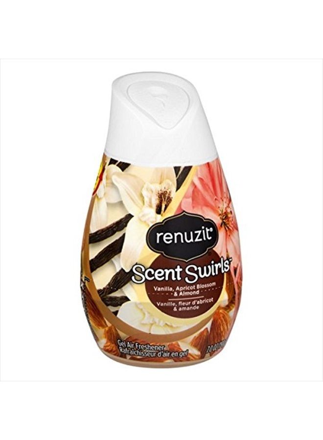 renuzit معطر هواء سوانز، فانيليا، زهر المشمش واللوز، صلب، 7 أونصة (علبة من 12)  - Image 1