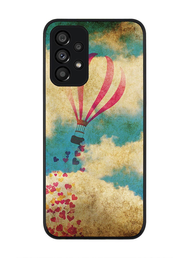 Stylizedd Rugged Black edge case for Samsung Galaxy A73 5G Slim fit Soft Case Flexible Rubber Edges Anti Drop TPU Gel Thin Cover - Spreading The Love - Image 1