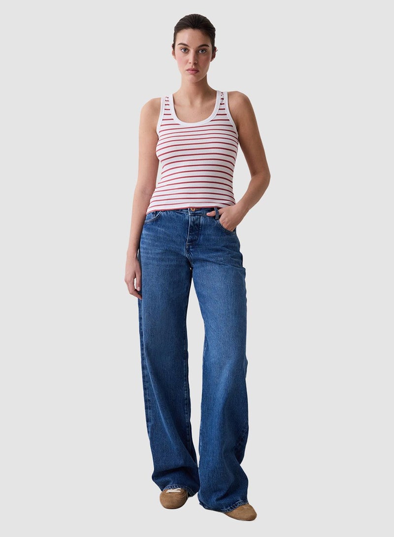Penti Basic Striped Rib Top - Image 5