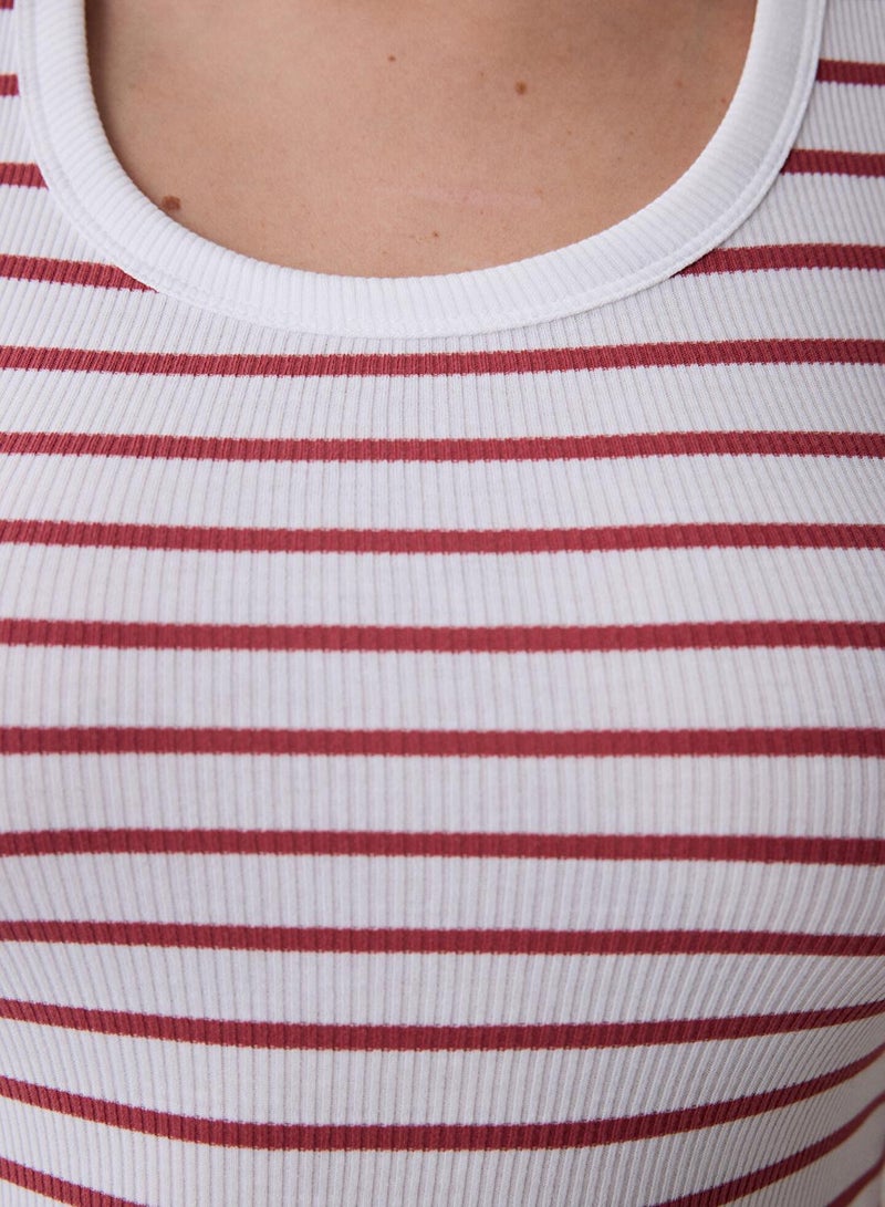 Penti Basic Striped Rib Top - Image 4
