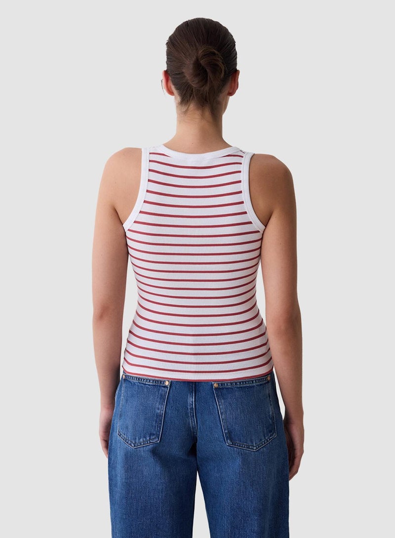 Penti Basic Striped Rib Top - Image 3