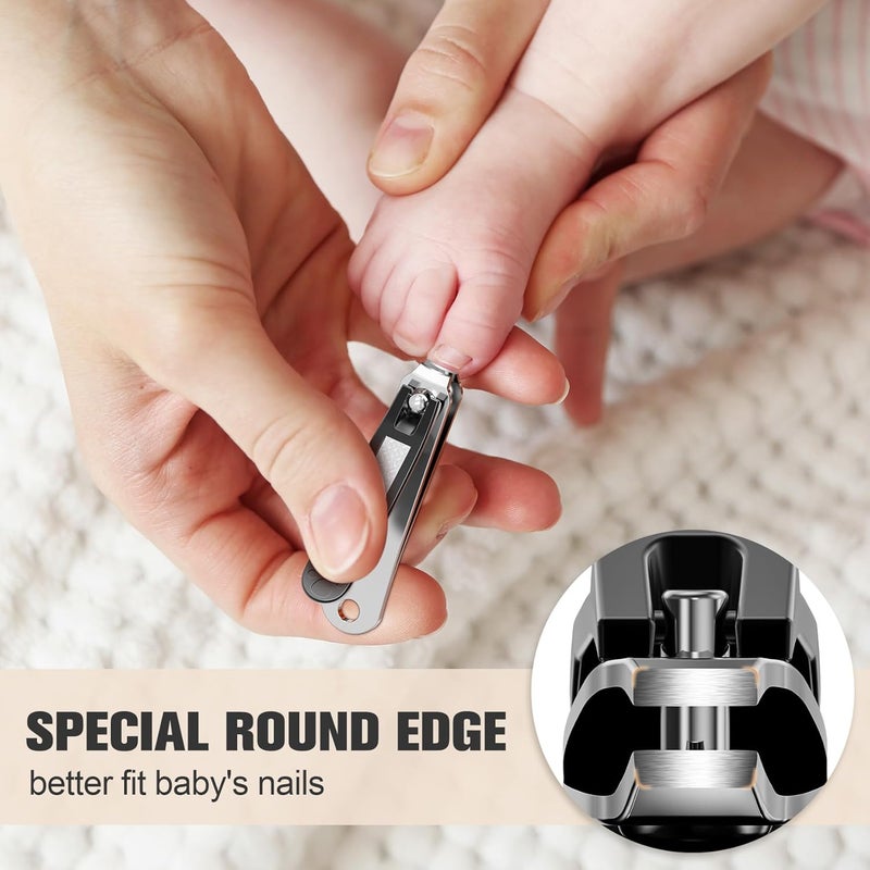 FERYES Kids Nail Clippers  Small Jaw Precise Baby Nail Trimmer Fingernail Clippers for Toddler Child Infant  Safe  Precise Nail Grooming Tool for Baby - Image 3