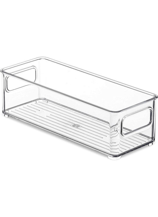Arabest 8 Pack Plastic Food Storage Bins - Refrigerator Organizer with Handles for Pantries, Refrigerators, Kitchens, Countertops, Cabinets - Clear Plastic Bpa-Free Food Storage Shelves  - Image 4