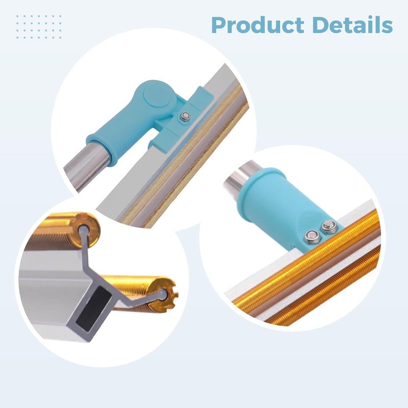 3 Pcs Pet Hair Removal Tool Set, Blue, for Carpet, Couch, Car Interior Detailing, Includes Silicone Scraper, Y-Shaped, Small Sized, Multifunctional Cat and Dog Brush - Image 4