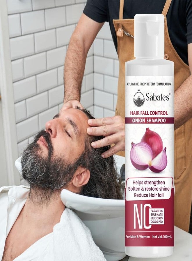 Sabates Onion Hair Shampoo For Hair Strengthening Paraben Free| Controlling Dandruff & Hair fall | Suitable for All Hair Types Gentle enough for daily use 100% Natural Extracts - Image 3
