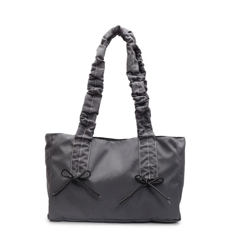 Casual Tote Bag with Butterfly Bow, Shoulder Bag for Women - Image 2