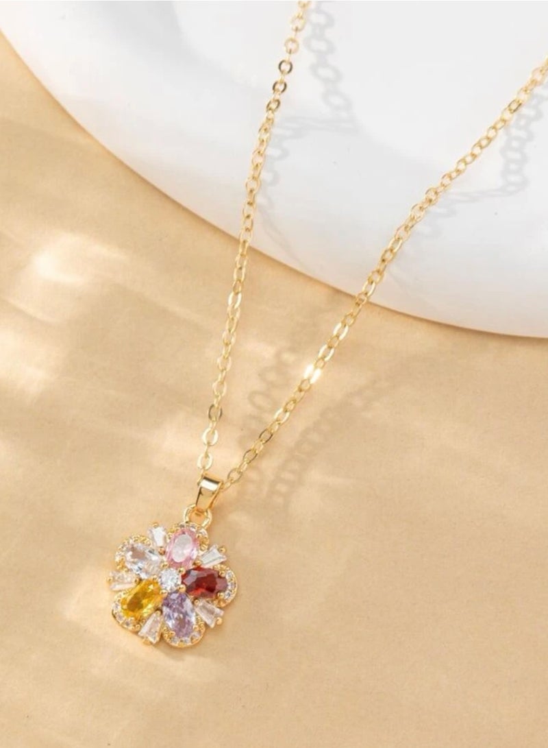 sixtyfour Amazing Gold Plated Necklace For Women - Image 1