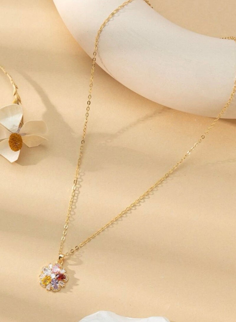 sixtyfour Amazing Gold Plated Necklace For Women - Image 2