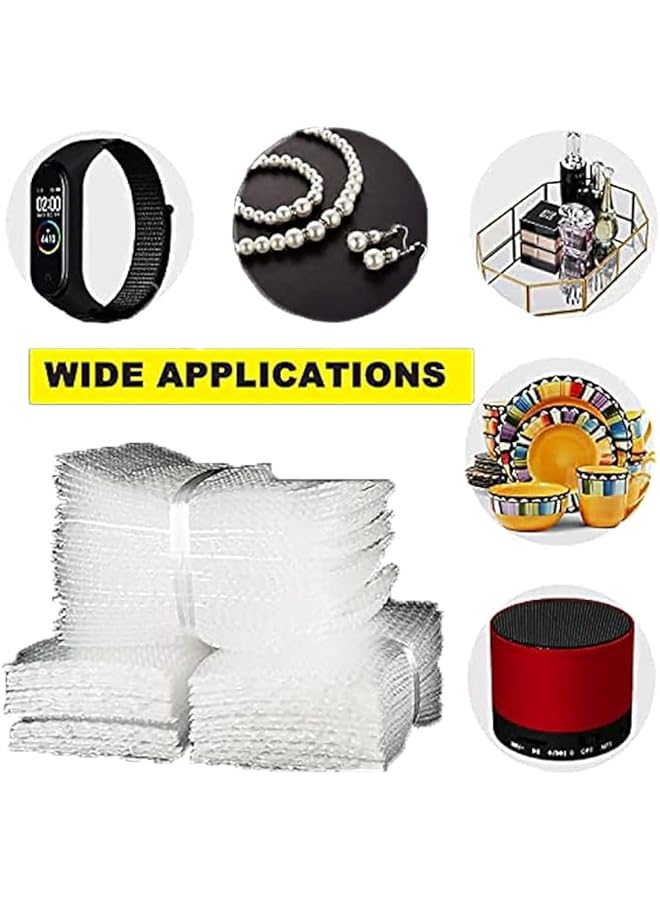erorex Gmqg 50Pcs Clear Bubble Out Bags Bubble Pouches Bags For Shipping Double Wall Bubble Cushioning Wrap Bags For Mailing Packing Moving And Storage Fragile Dishes Electronic Item 30 X 30 Cm - Image 3