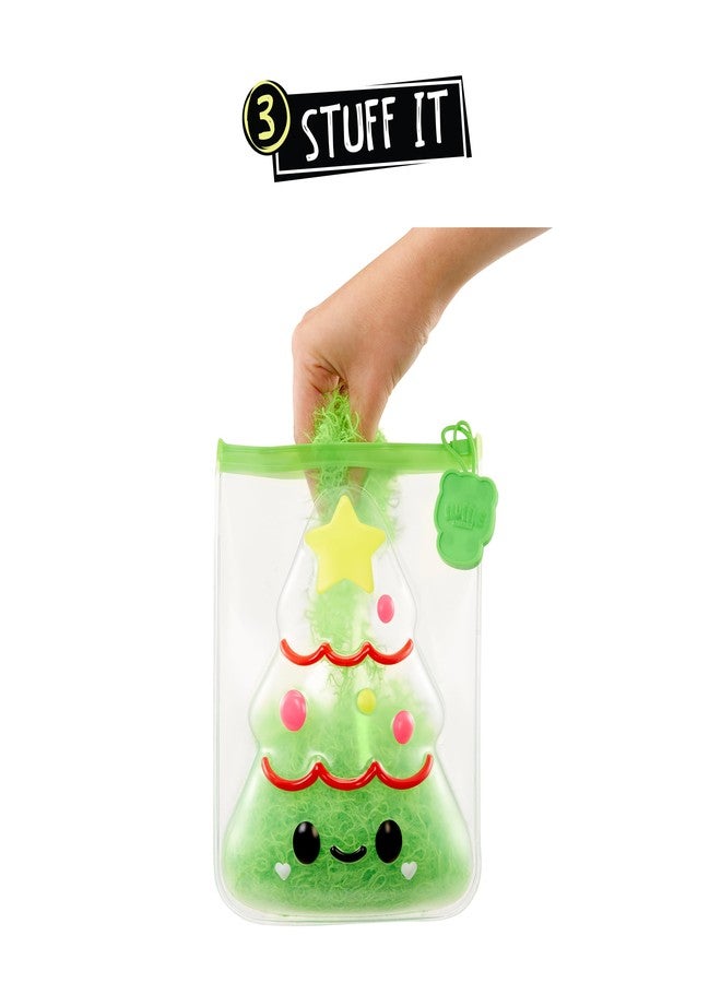 Fluffie Stuffiez Holiday Christmas Tree Small Collectible Feature Plush, Surprise Reveal Unboxing with Huggable ASMR Fidget DIY Fur Pulling, Ultra Soft Fluff - Image 5