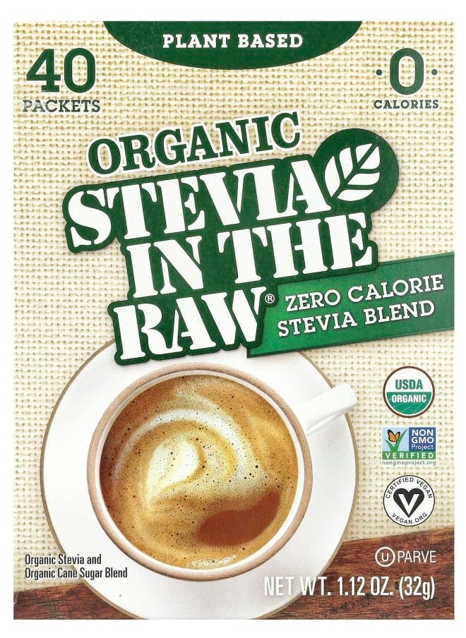 Organic Stevia In The Raw® Zero Calorie Stevia Blend 40 Packets 1.12 oz (32 g) - pzsku/Z582091897A6A099622E8Z/45/_/1740571258/0d5535bd-2041-43b1-9f15-f2341d5de4ad