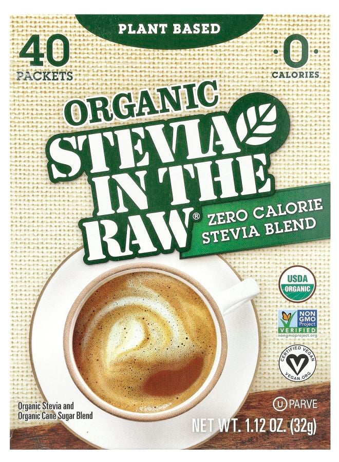 Organic Stevia In The Raw® Zero Calorie Stevia Blend 40 Packets 1.12 oz (32 g)