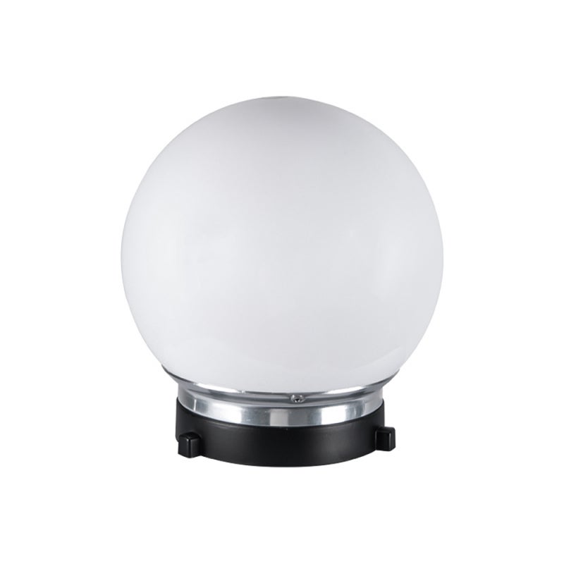 Photography Diffuser Ball: 15cm White Acrylic & Metal, 360° Even Soft Light - Standard Bowens Mount, Easy Install for Portrait Food Still Life Photography - Image 1