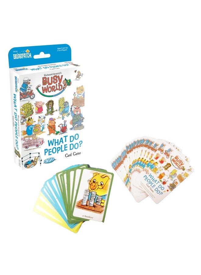 Briarpatch, Richard Scarry's What Do People Do Card Game, Based on Early Reader Books for Preschool, Kindergarten and 1st Grade - Image 1