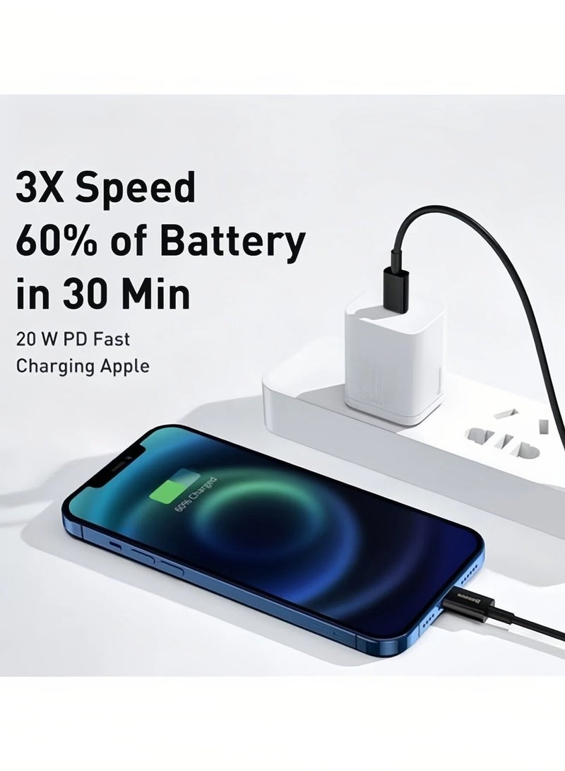 USB C to Lightning Fast Charging Data Cable PD 20W Superior Series Type C for Apple iPhone 14 Pro Max /Plus/13/12/11 Pro Max Mini XS X 8 7 6 5 SE iPad and More 2M - Image 5