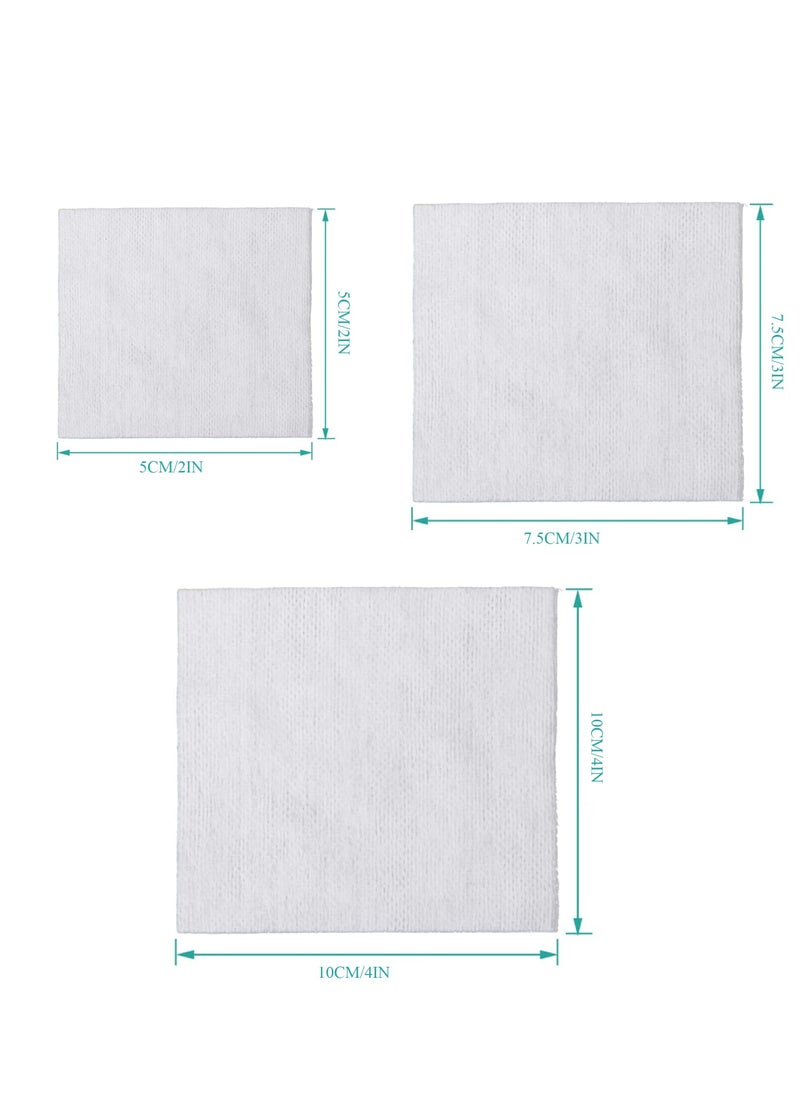 ChannelMed - Non-Sterile Medical Gauze, Non-Woven Square Cut Gauze for Wound and Burn Care, First Aid and Emergency Supplies, 100/Pack - Image 1