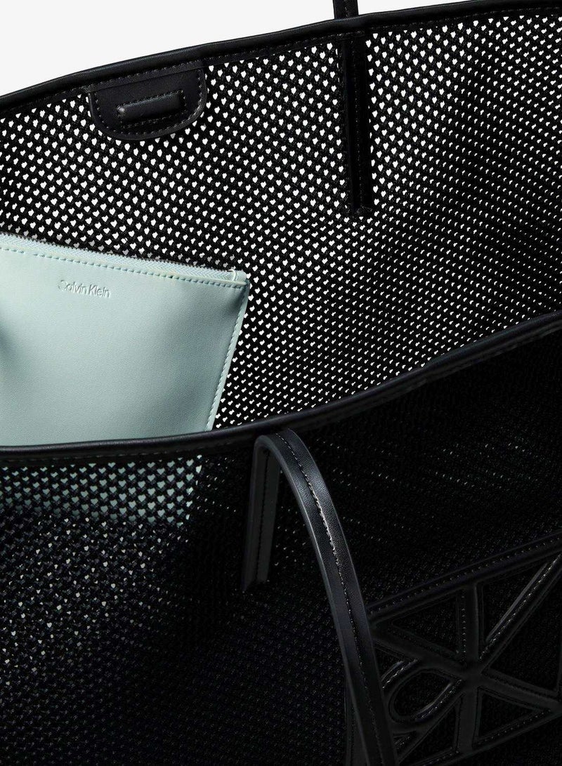 CALVIN KLEIN Emblem Large Tote Bag - Image 3