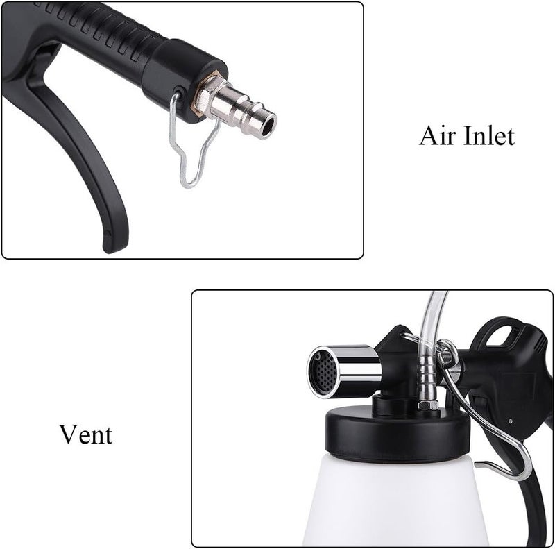 Aramox Brake Bleeder Kit, Car Brake Bleeder Bleeding Fluid Change Kit Air Pneumatic Garage Vacuum Tool Type (American Type) - Image 5