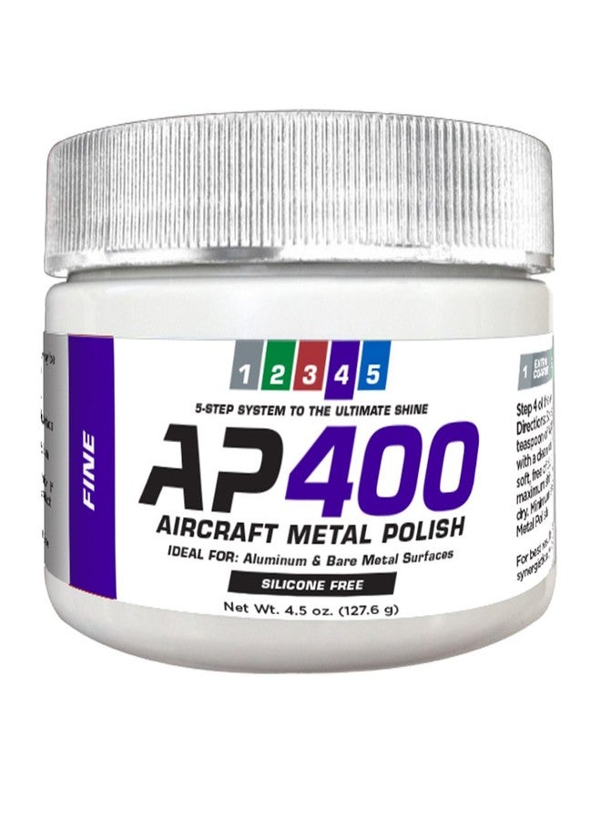 Rolite Aircraft Metal Polish 4.5 Oz Ap400 Fine for Airplane Aluminum Bare Metal Aviation Detailing Restoration - Image 1