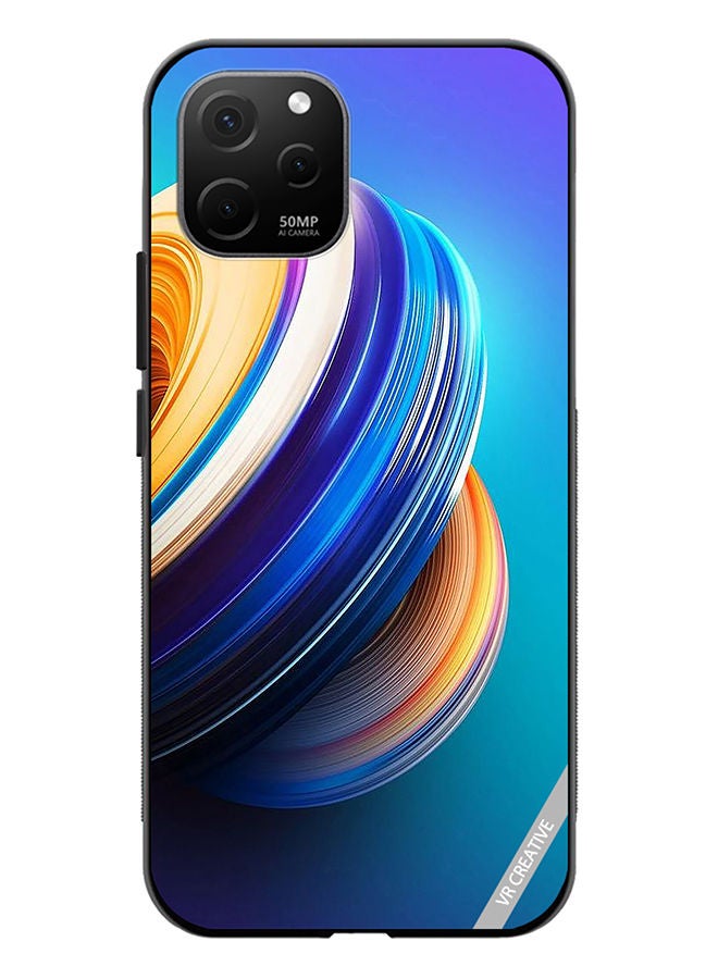 VR CREATIVE Protective Case Cover For Huawei Nova Y61 Abstract Design Multicolour - Image 1
