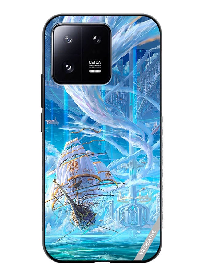 VR CREATIVE Protective Case Cover For Xiaomi 13 Castle With Clouds Design Multicolour - Image 1