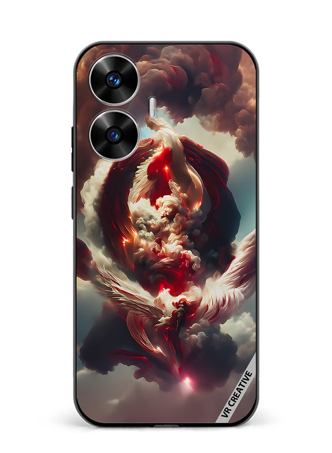 VR CREATIVE Protective Case Cover For Realme C55 A New Angel Reborn Foundation Design Multicolour - Image 1