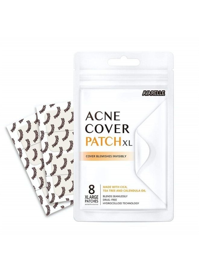 AVARELLE - Acne Pimple Patch Absorbing Cover Blemish (XL Square / 8 PATCHES) - Image 1
