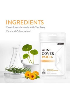 AVARELLE Acne Pimple Patch Absorbing Cover Blemish (XL Square / 8 PATCHES)  - Image 2