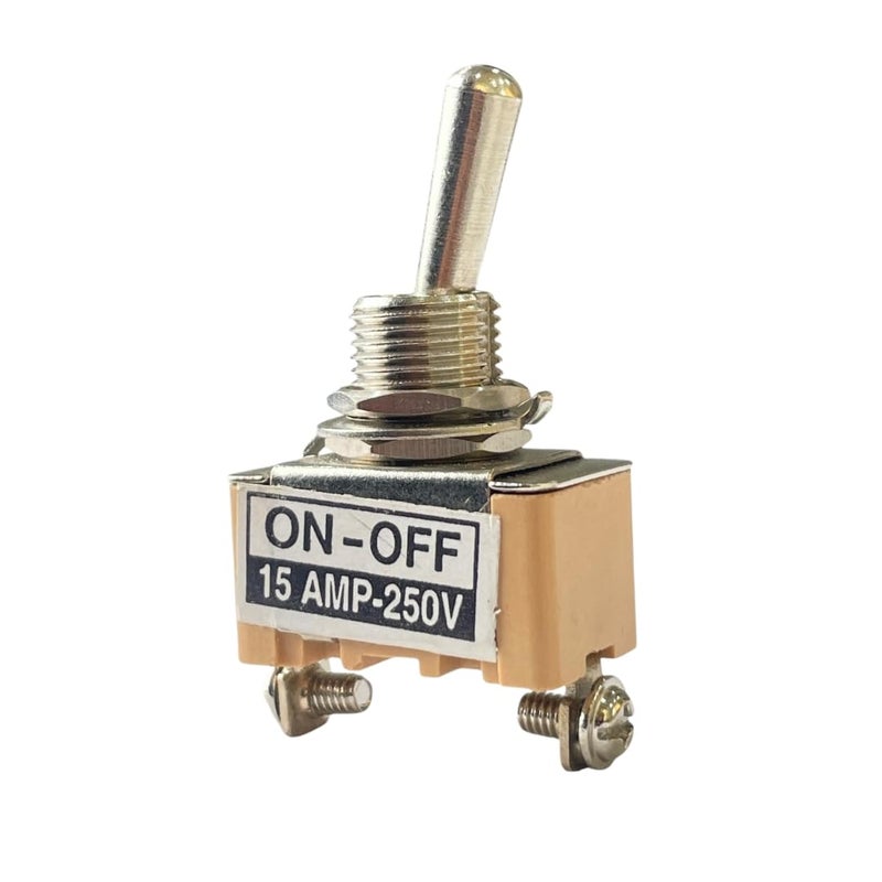 Smartpack Toggle Switch for Packaging of Shrink Tunnel Machine’s Spare Parts | Industrial Toggle Switch 15A 250V | Power Control Switch | 2 Pin type on/off Toggle Switch | Pack of 1 Switch - Image 1