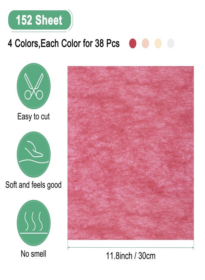 M METERXITY 192 Sheet Korean Cotton Wrapping Flower Paper - Floral Wrapping Paper Waterproof Bouquet Wrapping Paper Apply to Gift Packaging(30x30cm, Red+Pink+Beigt+White) - Image 3