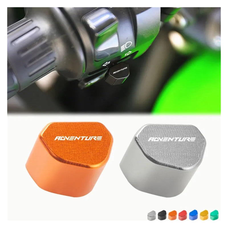 Motorcycle Turn Signal Switch Key Cap Orange Compatible with KTM 1290 390 790 890 - Image 3