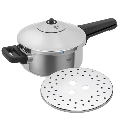 Kuhn Rikon Duromatic Stainless-Steel Saucepan Pressure Cooker - 3.7-Qt - Image 1