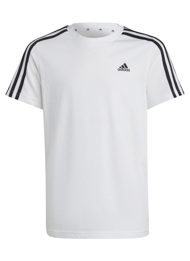 Adidas Essentials 3-Stripes Cotton T-Shirt  - Image 3